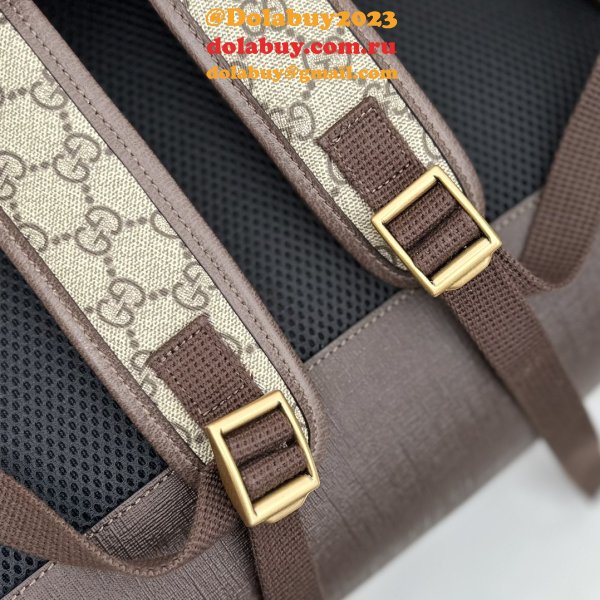 Gucci GG Supreme Ophidia Inspired Backpack Wholesale 598140 Straps