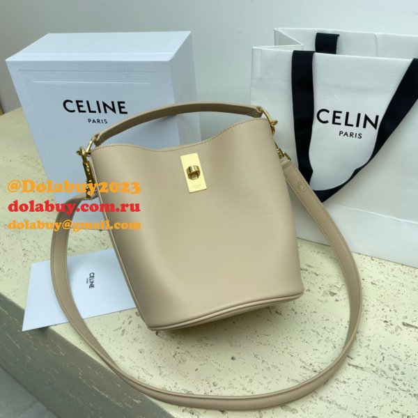 UK Celine Perfect Perfect Quality Teen Bucket Triomphe Bag