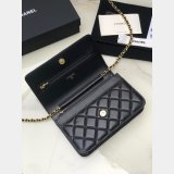 Knockoff CC WOC CHAIN BAG LAMBSKIN 19CM