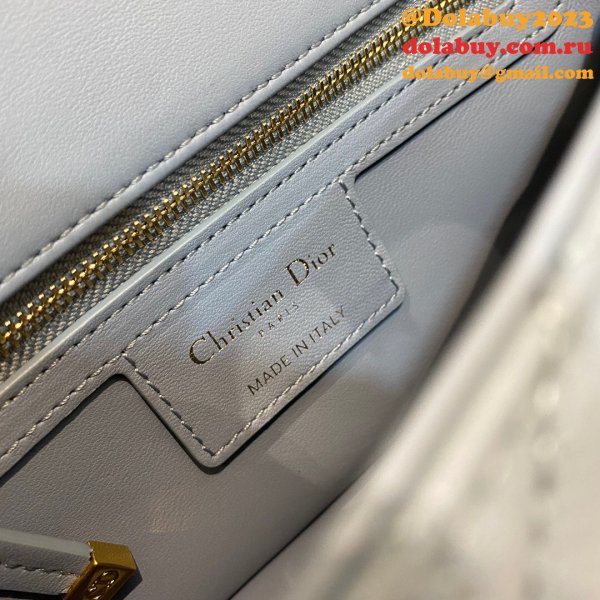 High Quality Dior Caro 20cm Cheap blue bags