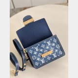 Designer Best Louis Vuittons Dauphine M59716 Bag Denim Blue 2022