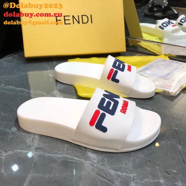 Designer Fendi casual Slippers