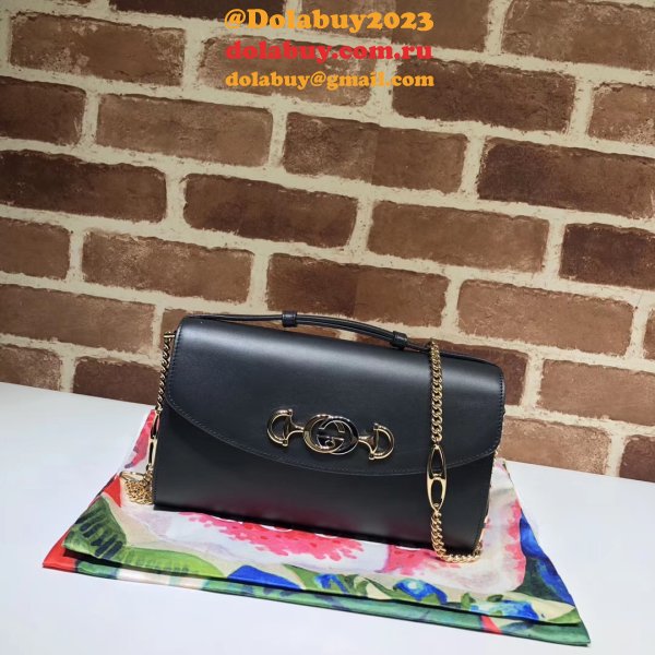 Top Quality Top Quality Gucci 572375 Zumi smooth leather small shoulder bag