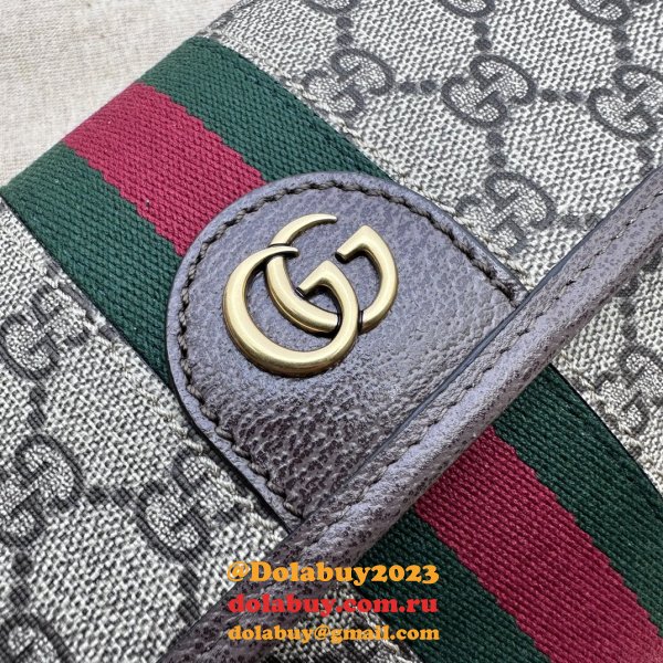 Ophidia GG Perfect Gucci 752597 Belt Ebony Supreme Fake Bag