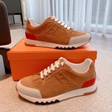 Wholesale Sneakers Leer Wit Hermes 1:1 Mirror Shoes