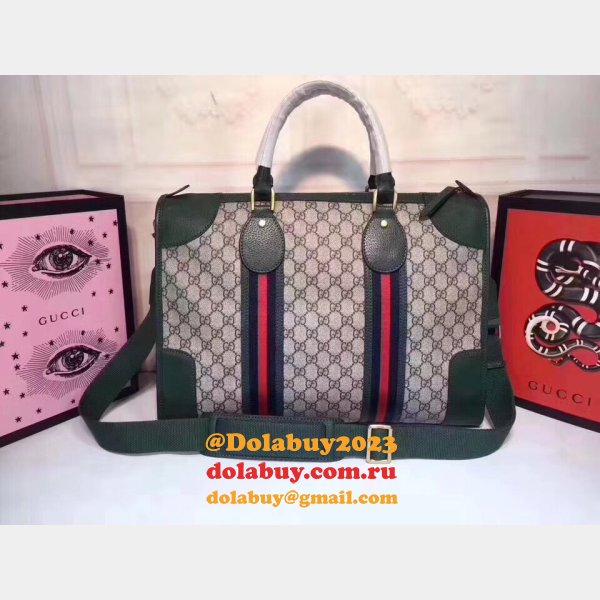 Gucci High Quality Shoulder Hand Boston 459311 Brown Green Bag Designer