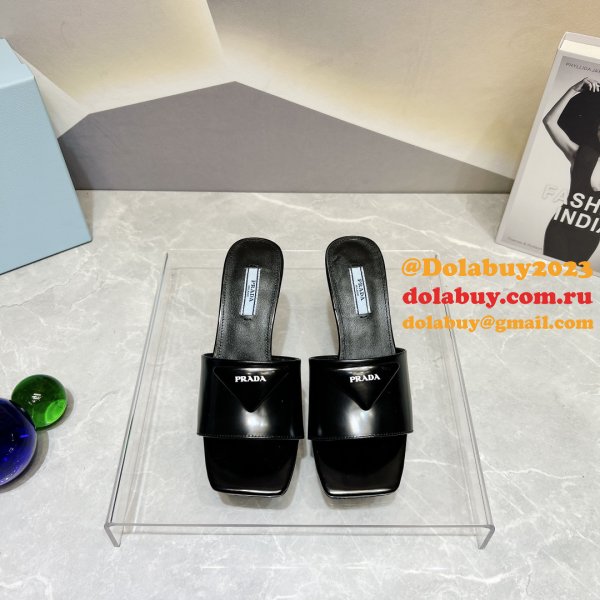 Top Quality Duplicate Wholesale PRADA LEATHER SLIPPERS