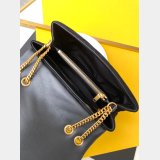 Duplicate AAA LouLou 32cm Saint Laurent Loulou Brown/Black Bags Collection