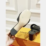 Replica LOUIS VUITTONS Neo Revival Flat Mule Shoes