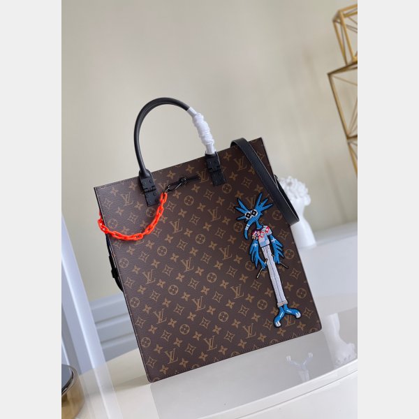 Louis Vuitton UK China AAA+ Sac Plat Monogram Other M45667 Brown