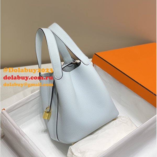 Luxury 7 Star Best Designer Hermes Picotin 18/22cm Gold Online