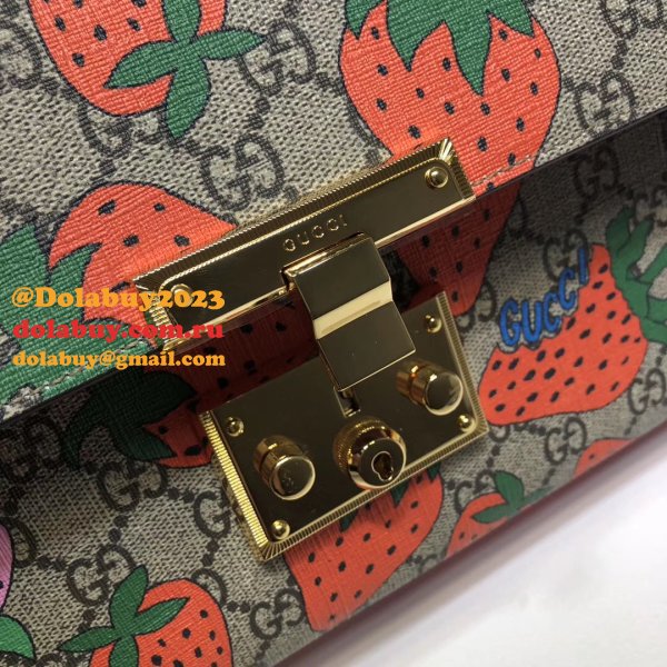 7 Star Gucci Padlock medium GG shoulder 409486 Cheap bag