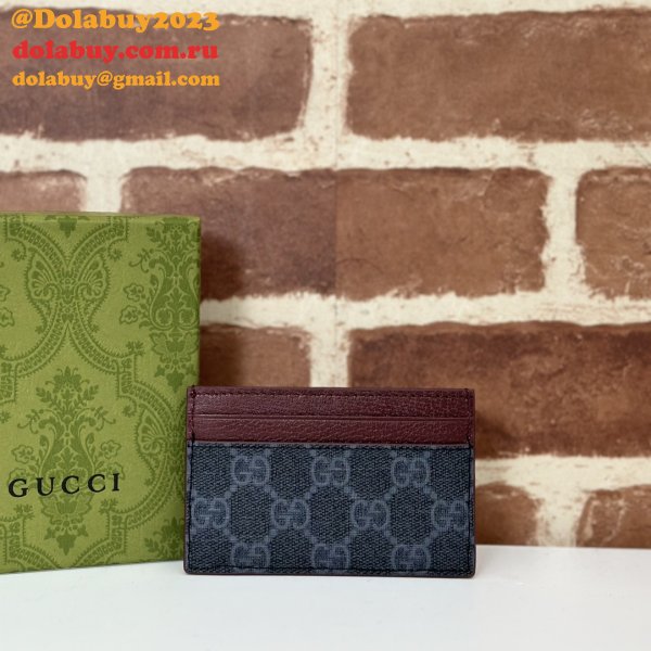 Knockoff Gucci 1:1 Mirror 768248 Card Case Holder Mens