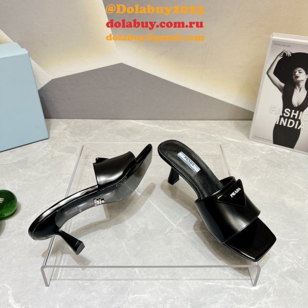 Top Quality Duplicate Wholesale PRADA LEATHER SLIPPERS