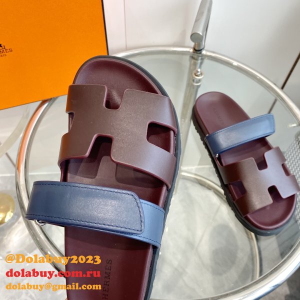 1:1 Mirror hermes men Chypre sandal Fashion