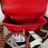 What is Best AS3442/AS3432 16/20.5CM Flap Velvet Red Bag