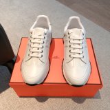 Wholesale Sneakers Leer Wit Hermes 1:1 Mirror Shoes