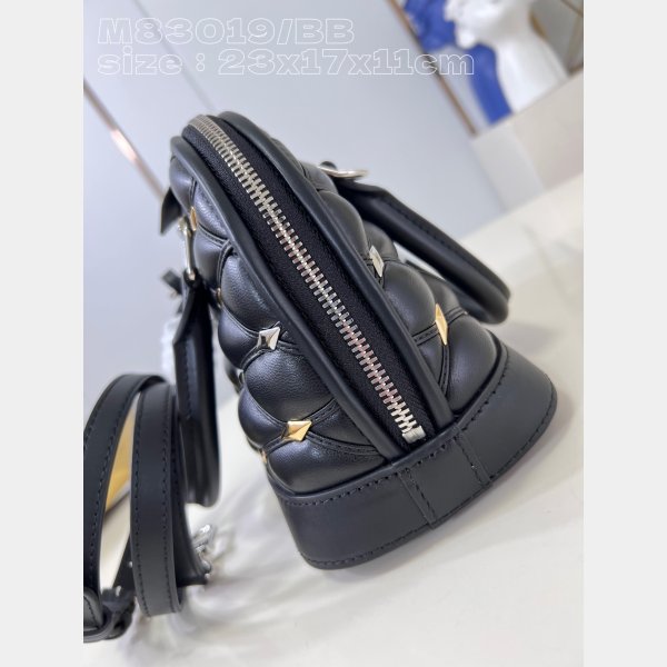 Fake M83019 Nano Alma Malletage High Copy Louis Vuitton Black Bag