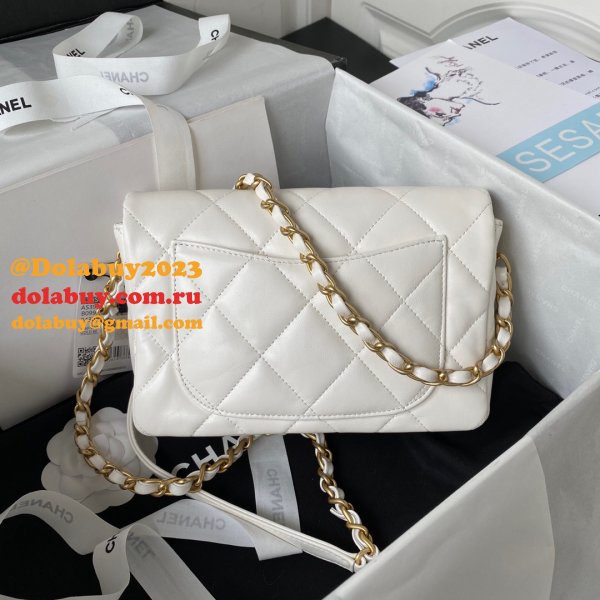 Perfect 1:1 Top Quality Flap Lambskin Perfect AS3986 Bag