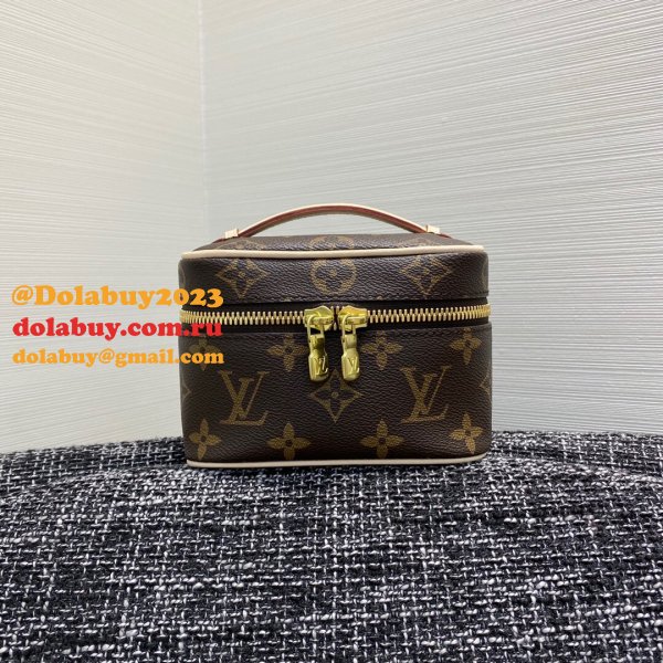 Louis Vuitton Nice Nano Monogram M44936 Brown Fashion