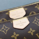 Louis Vuitton Inspired M44840 Multi Pochette Accessoires Pink or Khaki