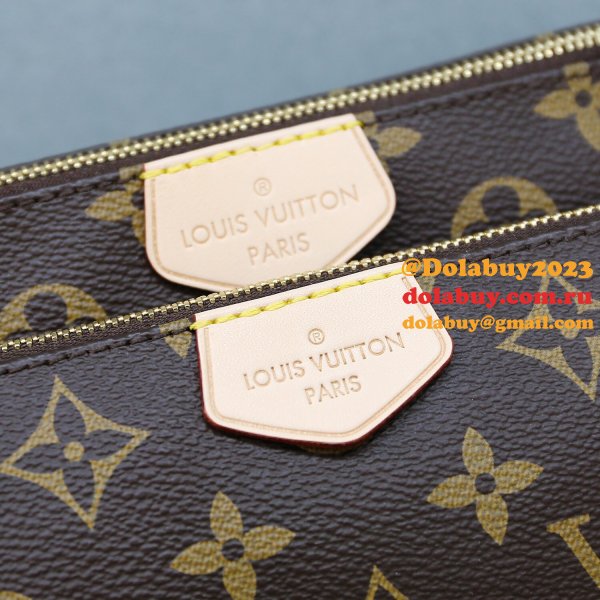 Louis Vuitton Inspired M44840 Multi Pochette Accessoires Pink or Khaki