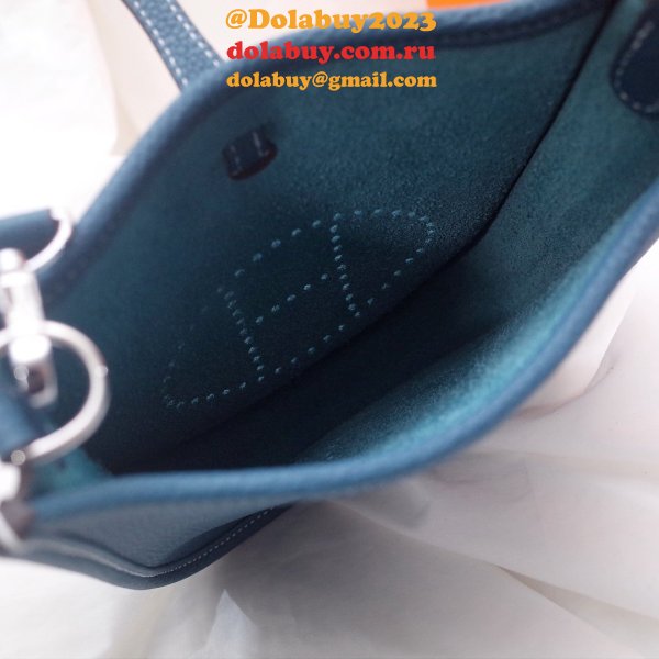 Cheap High Quality Copy Hermes Evelyne For Blue Sale