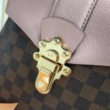 Louis Vuitton Clapton Backpack Damier Ebene N42262 Brown/Pink Copy