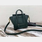 Celine Army Green Luggage Nano shopper 168243 Handbag AAA+