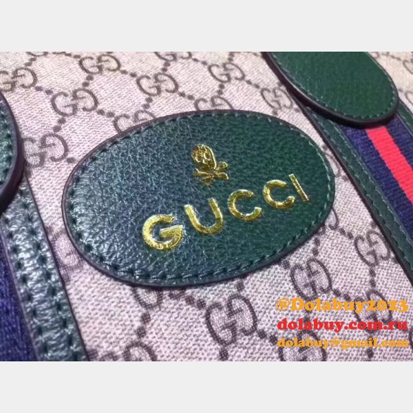 Gucci High Quality Shoulder Hand Boston 459311 Brown Green Bag Designer