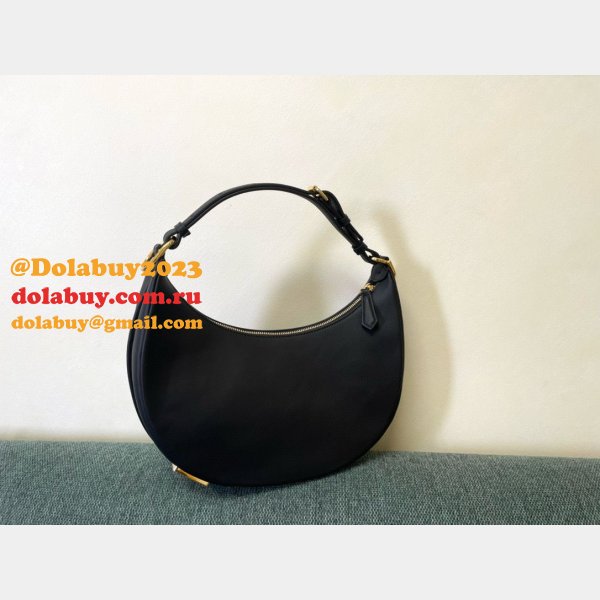 UK Fendi Fendigraphy leather shoulder hobo bag