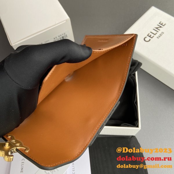 High Quality Designer CELINE TRIOMPHE short wallet