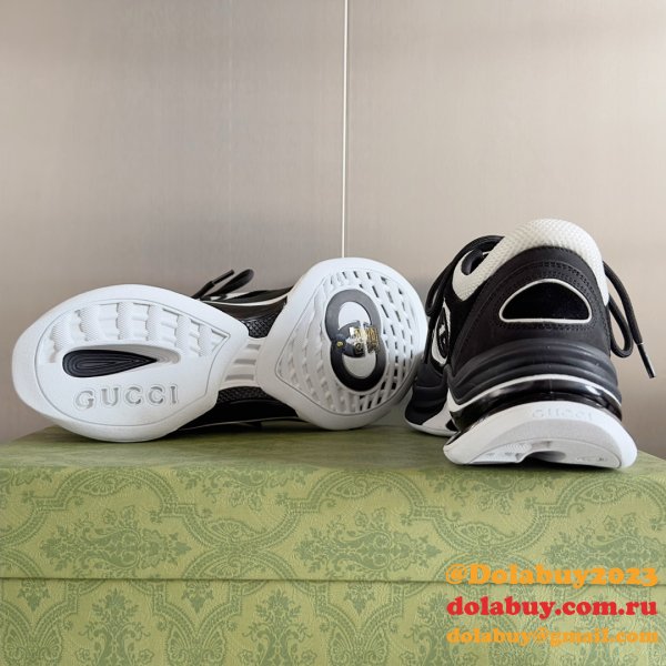 7 Star Designer gucci men RUN TRAINER shoes