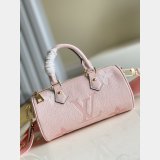 Louis Vuitton Papillon BB Monogram Empreinte Leather M45707 Rose Best