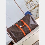 LVS Duplicate Keepall Bandoulière 50 Monogram Macassar Canvas M46771 Bag