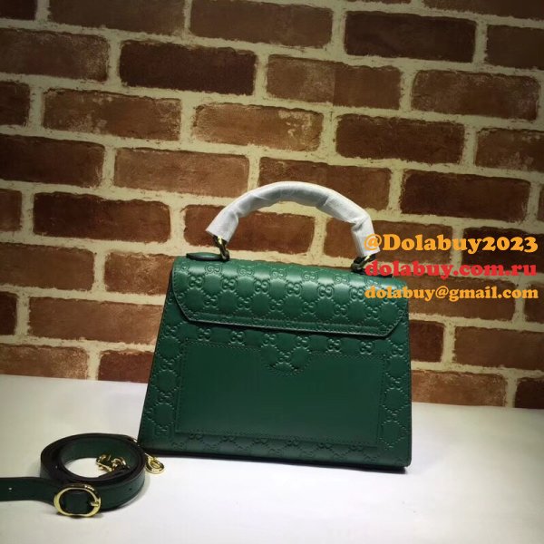 Copy Gucci Best GG Supreme Padlock Small Top Handle 453188 Bag