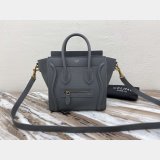 Celine UK Luggage nano shopper handbag Shoulder Gray bag