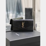 7 Star YSL UPTOWN crocodile pattern 582124 CLUTCH