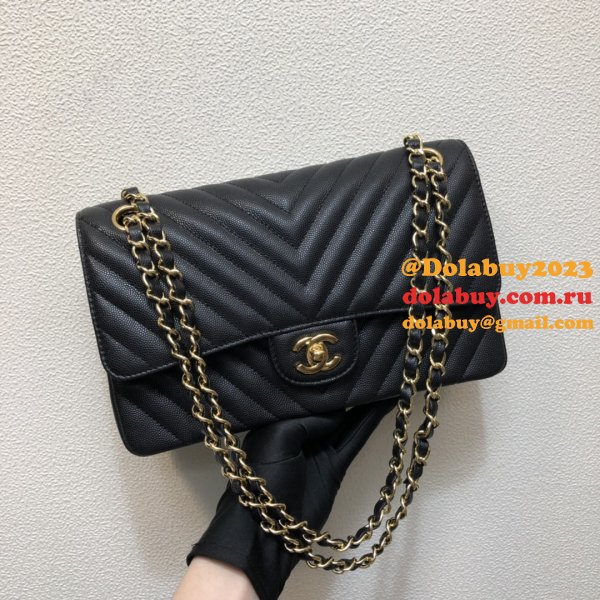 Fashion CC CF1112  V CLASSICAL HANDBAG 25.5cm