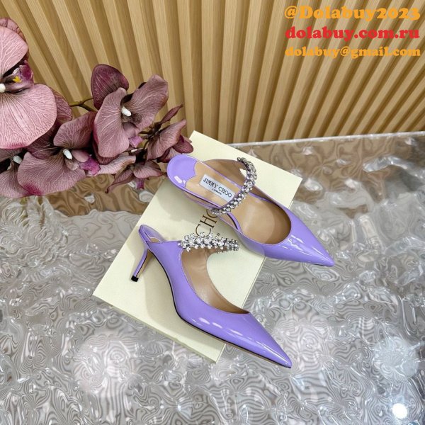 High Quality Jimmy Choo High Heel Mules 6.5/8.5/10CM AAA+