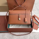 Duplicate LORO PIANA Extra Bag L27 New patent leather