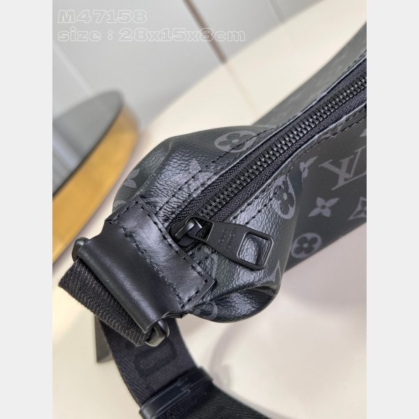 Hamac Bag Louis Vuitton UK M47158 Monogram Eclipse Canvas