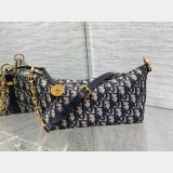 Diorstar Duplicates Hobo Chain Blue Oblique Print Wholesale 3106 Bag