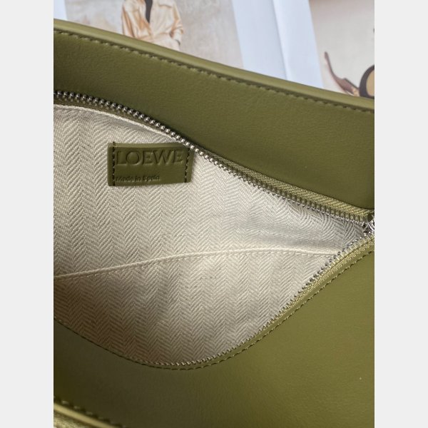 1:1 Mirror Loewe Small Classic Calfskin Puzzle Belt Bag