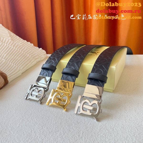 Fashion Best Burberry Belt 35MM For Sale