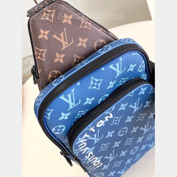 Avenue Slingbag Blue M23782 Designer Louis Vuitton Replica