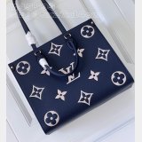 Onthego Louis Vuittons Cheap M47084 Navy Monogram Empreinte Bag