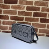 High Fashion Gucci 768391 Shoulder Grey and Black High Quality bag Bag