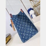 OnTheGo Louis Vuitton High Quality bag Monogram Denim M46871 Handbag