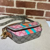 Perfect Gucci 723762 GG Top Handle Luxury Web Bag